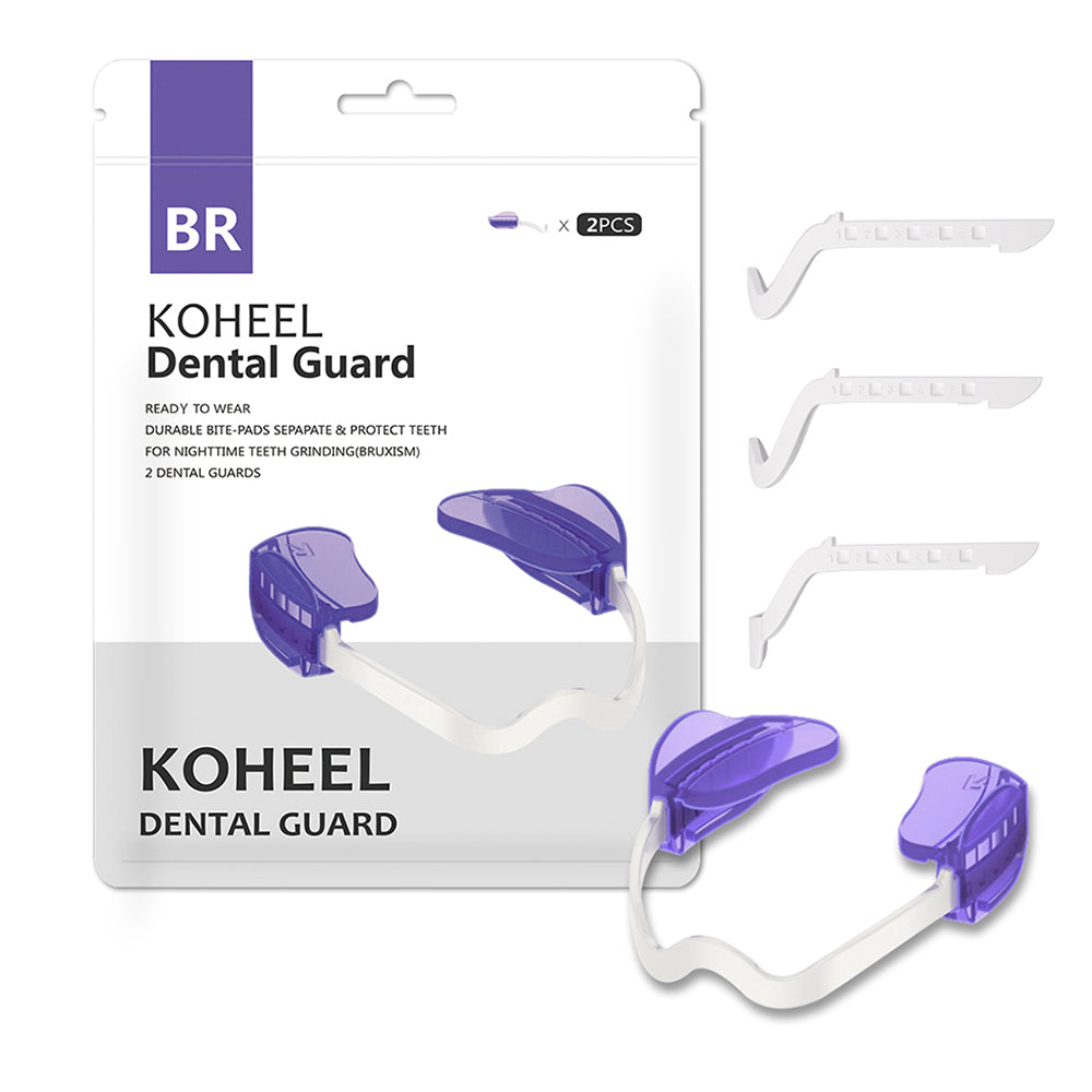 KOHEEL Adjustable Dental Guard for Teeth Grinding and Clenching, No Boiling Night Guard, Stop Bruxism Mouth Guard BR PRO (2 Count)