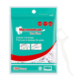 KOHEEL-DF Macromolecule Dental Floss Picks, Professional Tooth Floss, 4Pack,100PCS